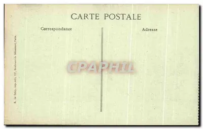 Salonique — Yédi-Koulé (o Castelo das Sete Torres) no topo da Cidadela — E. Le Deloy, Paris — Verso
