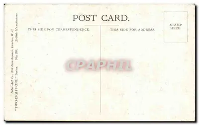 Recrutamento militar — caricatura de crianças — Inter-Art Co. London — Verso