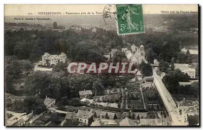 PierreFonds - Panorama pris de la Tour du Gué — Photo G. Ducles à PierreFonds