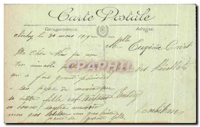Paris — O Jardim das Tuileries — LL. n° 692 — Verso