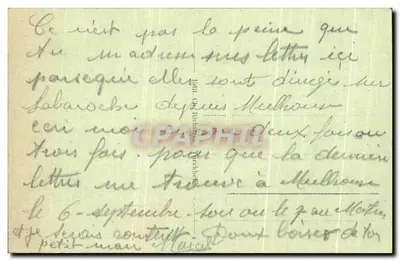 Turckheim [Haut-Rhin] — Porta da França — Editor C. H. Heibstein — Verso