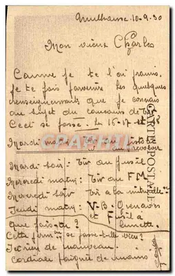 Pitoreskie Vosgi - Raon-l'Étape-La Neuveville - Ogólny widok z Côte de Répi — Rewers