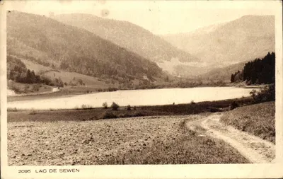 Lago de Sewen — vista panorâmica — editor desconhecido, n° de série 2095