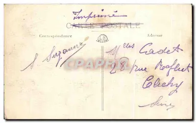 Berck-Plage — Podczas niskiej morskiej półmierze — T.G. 501 — Rewers