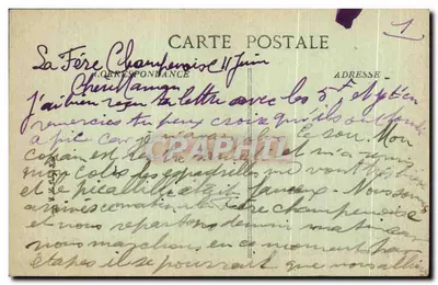Fère-Champenoise — O Cemitério — Guerra de 1914 - Batalha da Marne — Verso