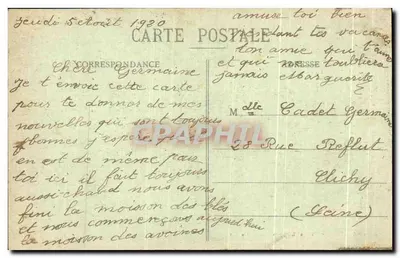 Longuyon (M. i M.) — Most nad Chiers — Bazars National, Longuyon — Cliché Doumont — Rewers