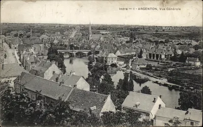 Argenton-sur-Indre — Vista Geral — editor não identificado