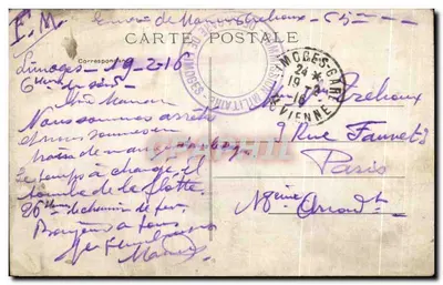 Argenton-sur-Indre — Vista Geral — editor não identificado — Verso