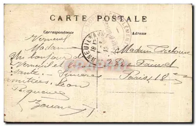Verneuil-sur-Avre — Os Fossos - A Madeleine — Edit. Aubaga Verneuil — Verso