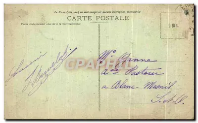 Most Abime nad Chéranem — Trasa do Aix-les-Bains w Bauges — Fotografia Grimal, Chambéry, nr 1649 — Rewers
