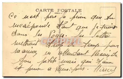 Ballon d'Alsace (Wys. 1244 m.) — Statua Jeanne d'Arc zbudowana w Jumenterie — Rewers