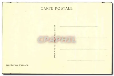 Mulhouse — Tribunal de Bailliage — editor Braun & Cie, n° 1197 — Verso
