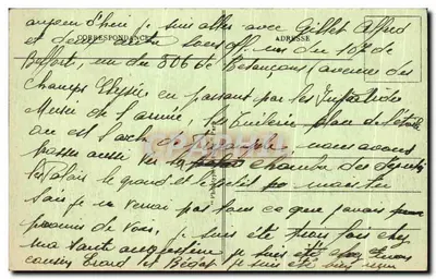 Paris — Gare Saint-Lazare et Rue d'Amsterdam — éditeur anonyme, n° 110 — Verso