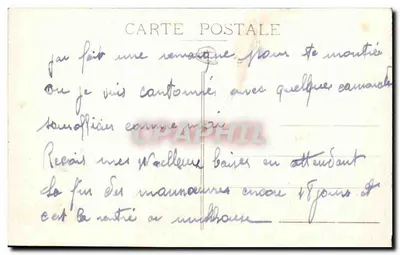Camp de VALDAHON (Doubs) — Entrada Sul-Oeste do Camp — Edit. A. Girod, Valdahon — Verso