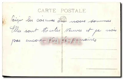Camp de VALDAHON (Doubs) — Vista Geral — Edit. A. Girod, Valdahon — Verso