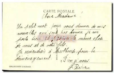 Masevaux — Lago Azul — Braun & Cie, n° 5881 — Verso