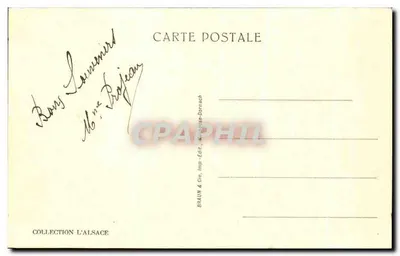 Masevaux — Widok Ogólny — BRAUN & Cie, Mulhouse-Dornach — Rewers