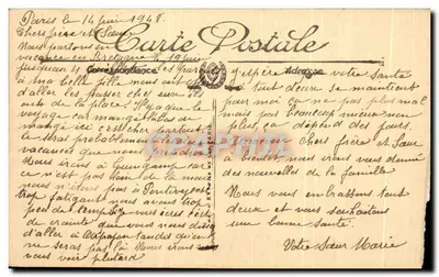 Belle-Île-en-Mer — Grotte de l’Apothicaire — éditeur : Imprimerie de la Grotte de l’Apothicaire, n° 29 — Verso