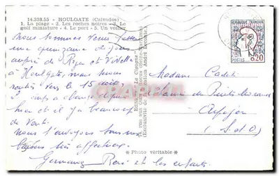Houlgate — widok panoramiczny — Wydawnictwo 'La Cinquième' (n°14.338.55) — Rewers