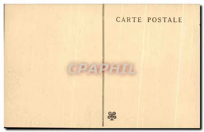 Bilhete postal antigo o Circo de Moureze O Col do Sfinx — Verso