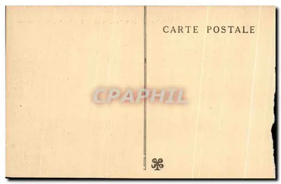 Bilhete postal antigo Le Cirque de Moureze Les roches mysterieuses — Verso