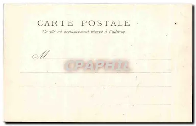 Muzieksalon — Oude woning van keizer Napoleon I en keizerin Joséphine — A. Borthnian, drukker T. Tissot, Troyes — Achterkant