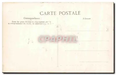 Castelo de La MALMAISON — Antiga residência da Imperatriz Joséphine — A sala de bilhar — Tapeçaria de Beauvais — Verso