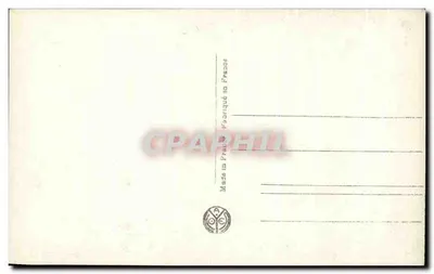 Zamek La Malmaison — Biuro polowe Napoleona I — Wydawca AN Paris — Rewers