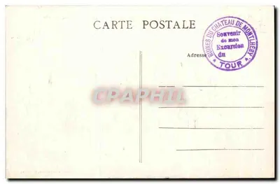 Montlhéry (S.-et-O.) — Castelo-Forte reconstruído por Roddiggiero, pintor, em 1897 — Verso