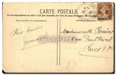CPA Pierrefonds Chateau — Verso