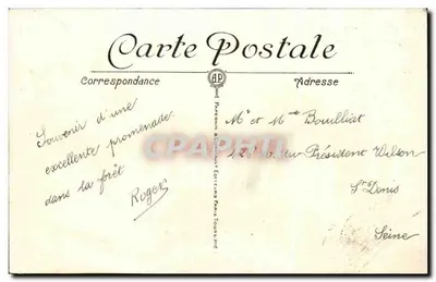 St-GERMAIN-en-LAYE (S.-et-O.) — Algemene Uitzicht van het Kasteel — A.P. Uitgever A.P. n°2 — Achterkant