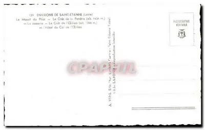 मॉन्ट-पिलाट — मॉन्ट-पिलाट के स्मृति — प्रकाशक लाफॉन्ड, संख्या 129 — पीछे