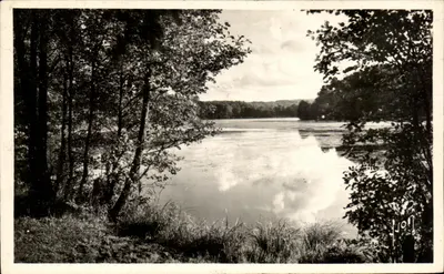 CPA Environs de Pierrefonds Etang de St Pierre