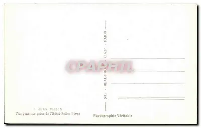 Algemene uitzicht van het Hotel Belles-Rives — Juan-les-Pins — C.A.P. (49) — Achterkant