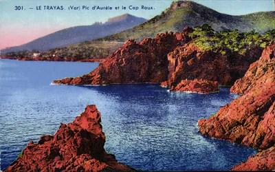 Le Trayas (Var) — Pic d'Aurèle e o Cap Roux — Edições de Arte Munier, Nice