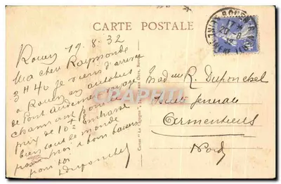 Rouen - Quais - Widok z transbordeur — Rewers