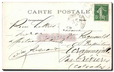 Chantilly — Zamek i wielki stopień — Réphototypie Boudelier et Faucheux, Versailles — Rewers