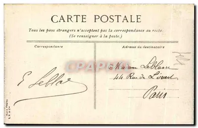 Fontainebleau — El Palacio, el Museo chino — Editor L.V. & Cie — Reverso