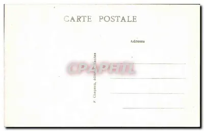 Os Menhirs de Lessac — Guérande (Loire-inf.) — editor R. Chapeau, Nantes — Verso
