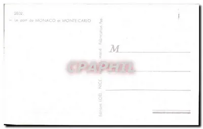 Port Monako i Monte-Carlo — Wydawnictwo I.O.E.L. NICE — Rewers