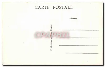Le Croisic (Loire-Inf.) — Hacia la Punta : El Cuerpo de Guardia y el Menhir de Pierre Longue — Reverso