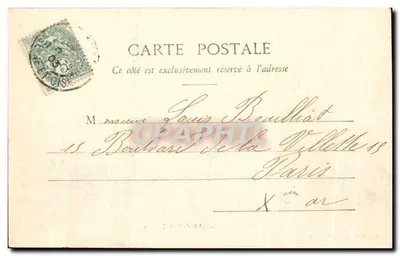Versailles - Palácio do Petit Trianon — Mme Moreau, editora, Versailles — Verso