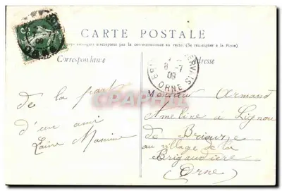 Alençon — Les Promenades — G. Greslebin, n°7 — Reverso