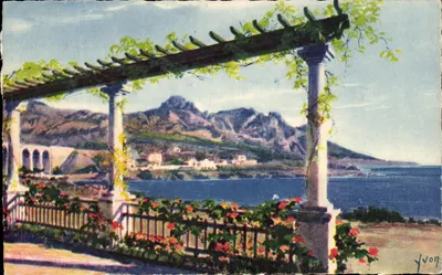 O Cap Roux — Agay, Côte d'Azur — Edição de Arte Yvon, n°9/36