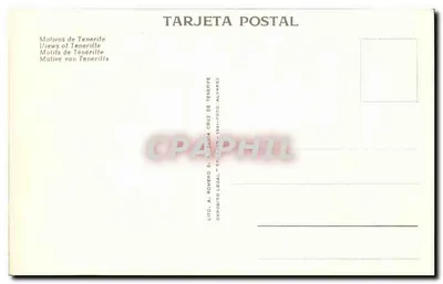 Frauen mit Blumenkörben — Teneriffa — Lito A. Romero - Santa Cruz de Tenerife - 1961 — Rückseite