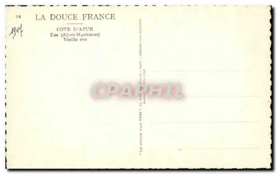 Eze (Alpes-Maritimes) — Stara ulica — Wydawca Yvonn, nr 94 — Rewers