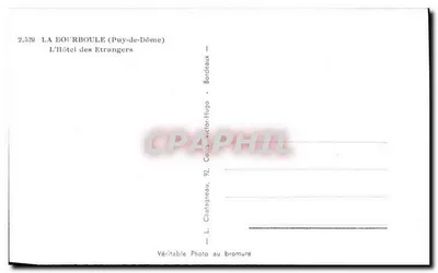 El Hotel de los Extranjeros — La Bourboule (Puy-de-Dôme) — Editor Elcée — Reverso