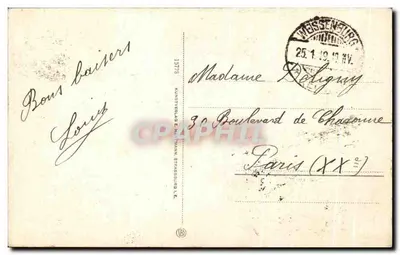 Strasbourg i. E. — Żołnierz z Strasburga — wydawca Kunstverlag E. Mühmann, nr 618 — Rewers