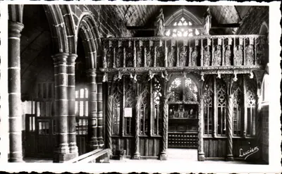 Interior da capela - Jude de Kerponts — PLOUBEZRE (C.-du-N.) — Edição Photo Véritable