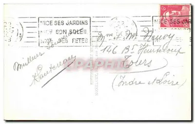 Nice — Entrada do Porto. O Castelo — WANDER & CIE, n° 245 — Verso